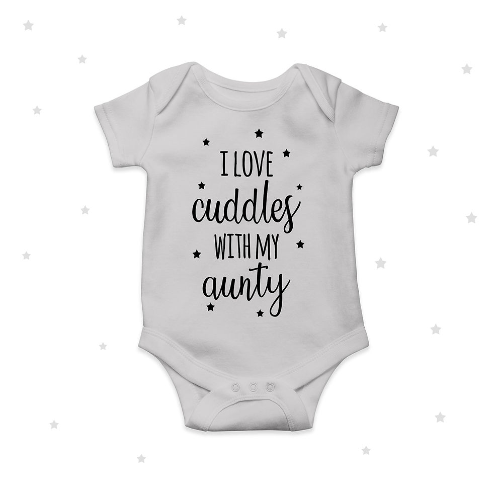 Thumbnail: I love Cuddles with my Aunty Baby Grow