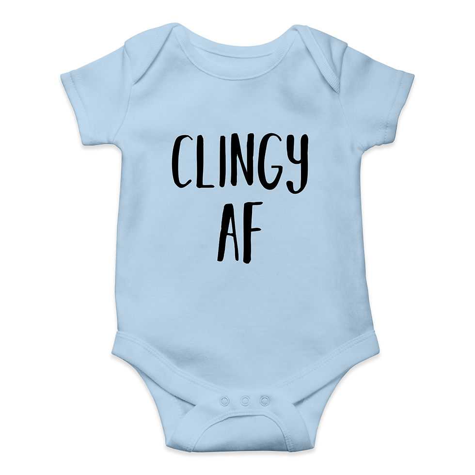 Thumbnail: Clingy AF Funny baby grow