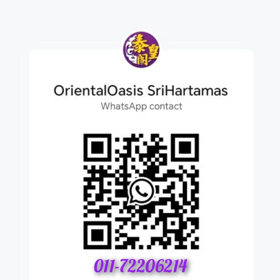 तँ皇阁Oriental Oasis WhatsApp QR - Desa Sri Hartamas