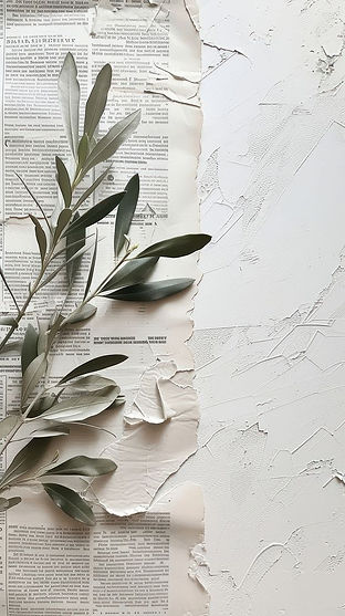 Download free image of Wallpaper ephemera pale olive branch plant leaf page_ by Bambamfefe