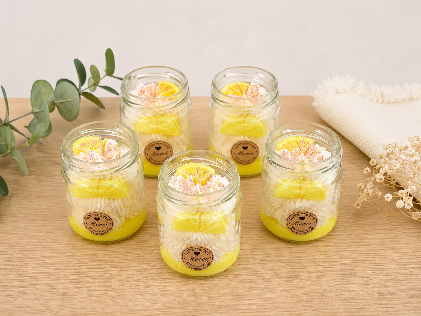 🍋 Bougie Chantilly Citronnelle
