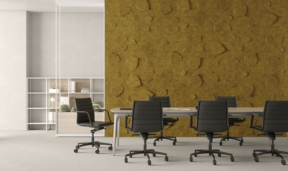 Siléopta Fabricant solutions acoustiques - Revêtement mural ORA 3D