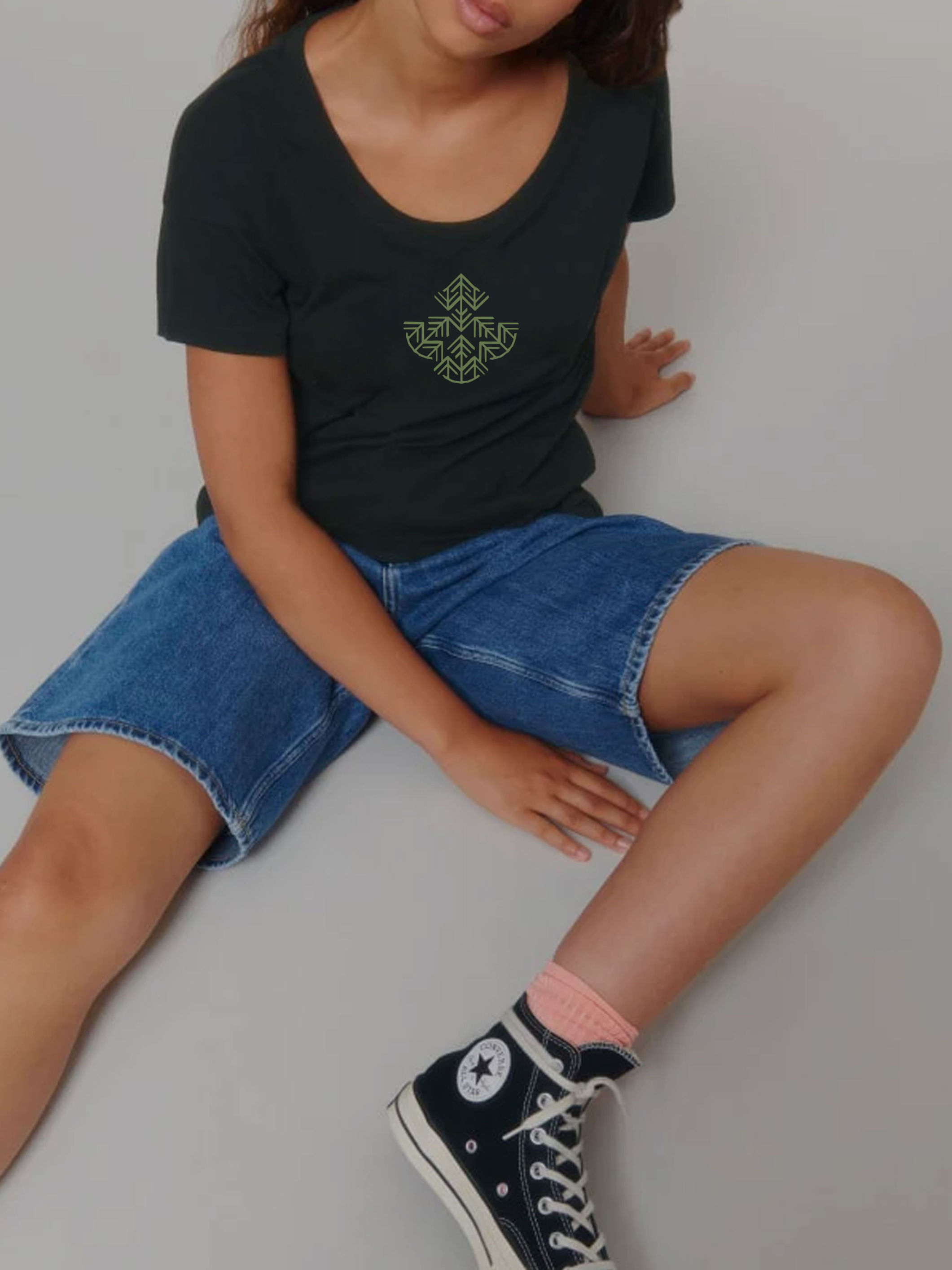 Дамска тениска GORA Green Bird