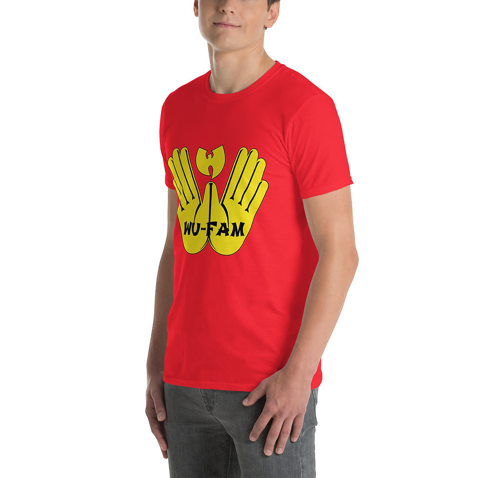 Thumbnail: WU-FAM Classic Yellow Logo Short-Sleeve Unisex T-Shirt (Colors Available)