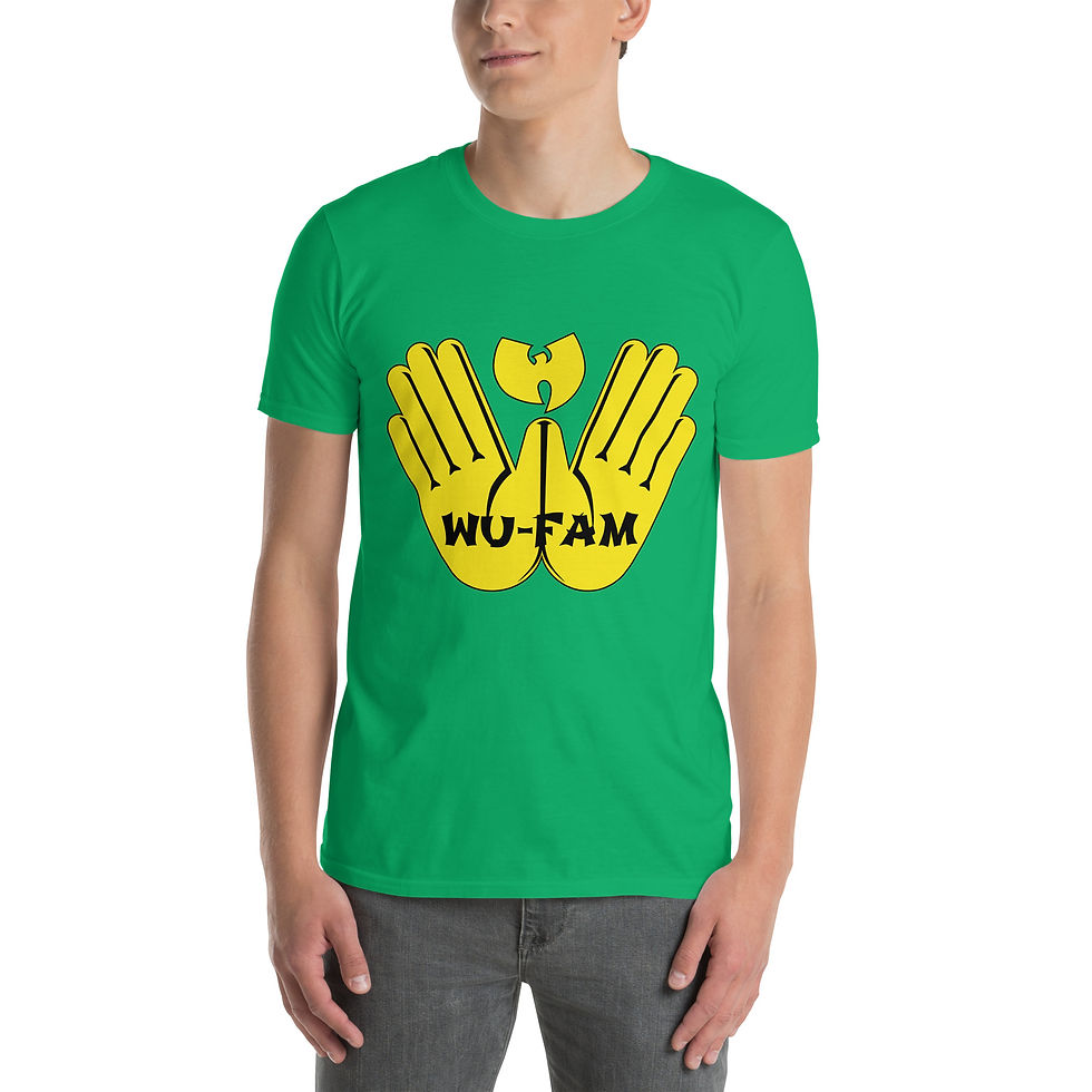 Thumbnail: WU-FAM Classic Yellow Logo Short-Sleeve Unisex T-Shirt (Colors Available)