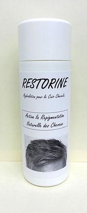 Geobiotech crée RESTORINE hydrolotion qui active la repigmentation du cuir chevelu