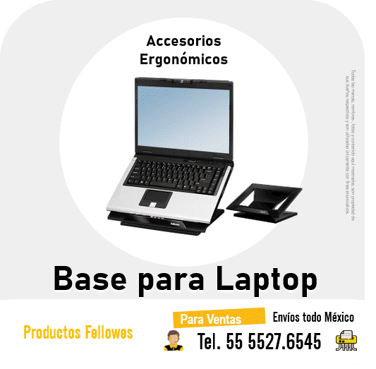 BASE LAPTOP DESGNER SUITES ERGONOMIA FELLOWES ACCESSORIOS ERGONOMICOS PARA EL TRABAJO HOGA