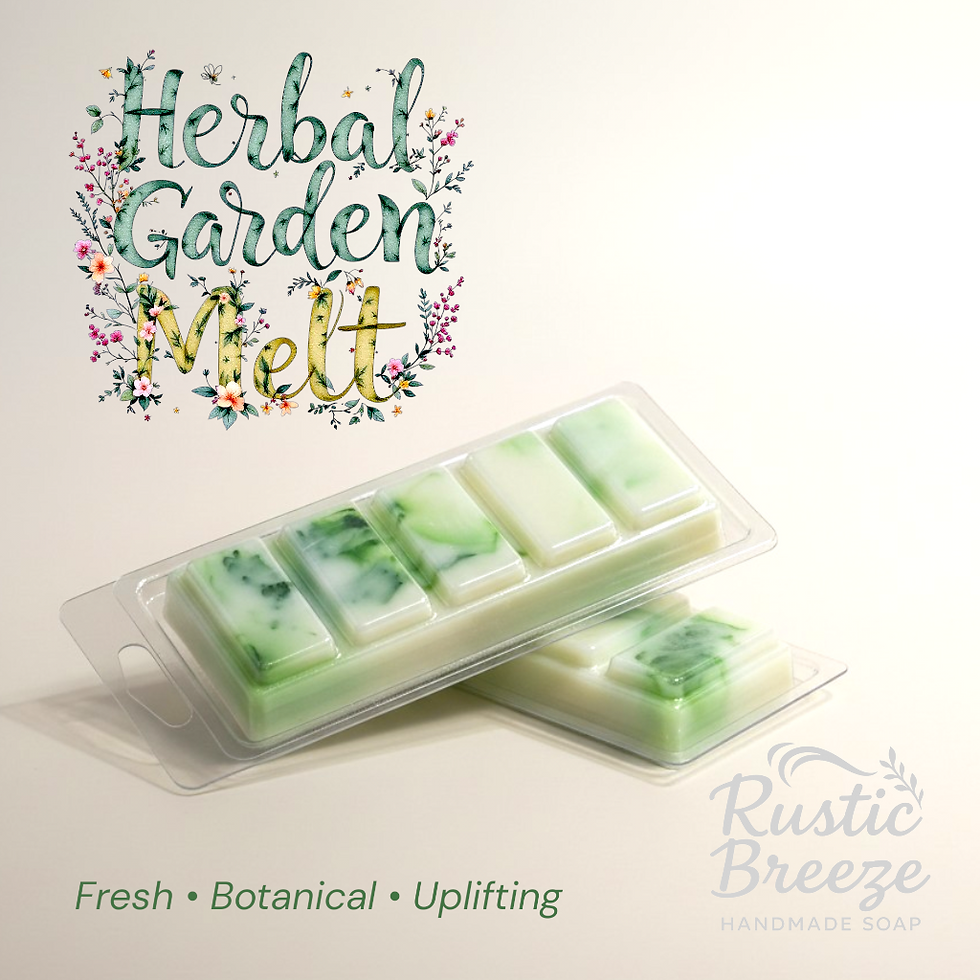 Thumbnail: Rustic Breeze Garden Wax Melt Collection – Soy & Beeswax Botanical Wax Melts