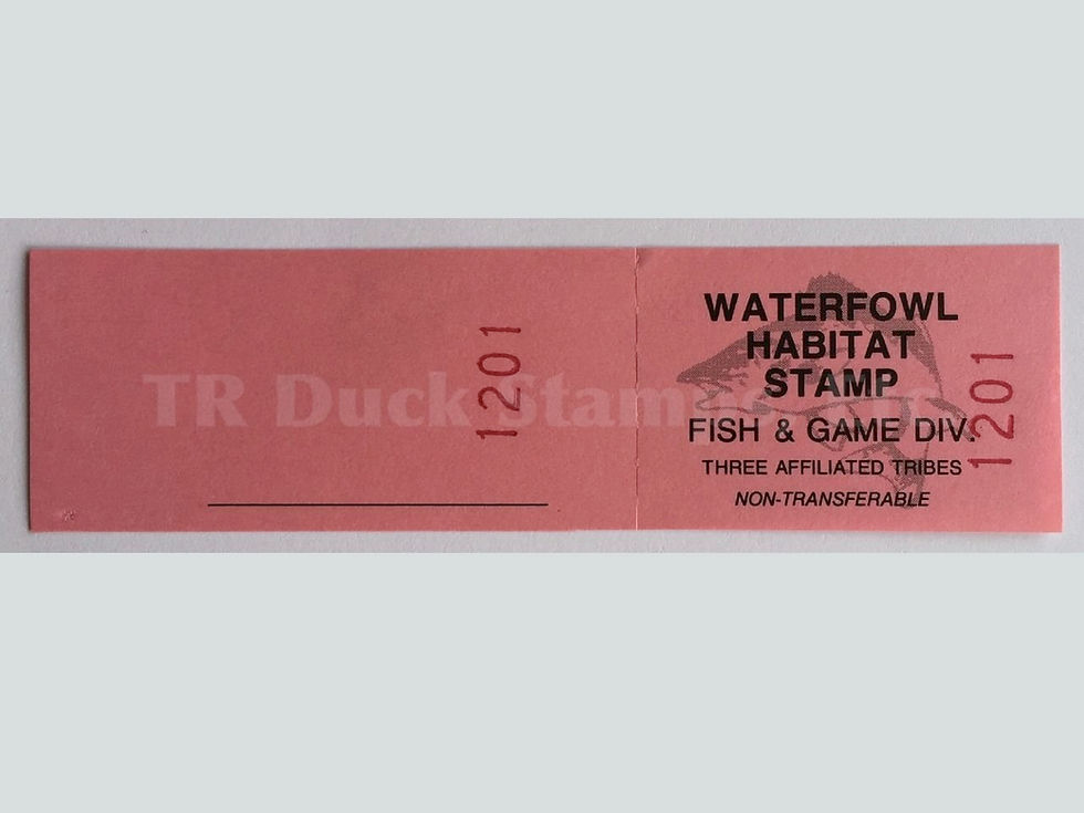 TT117 Fort Berthold 2004 Waterfowl S/N 1057-1212 stamp