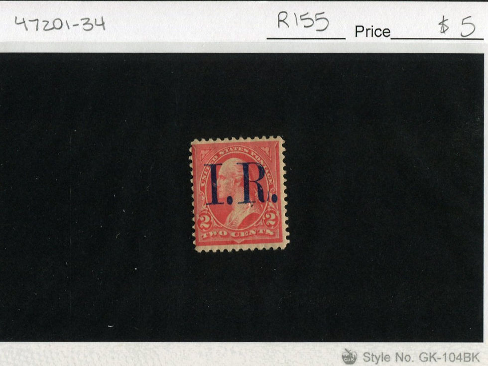 R155 Revenue 2 cents Revenue Tax Stamp