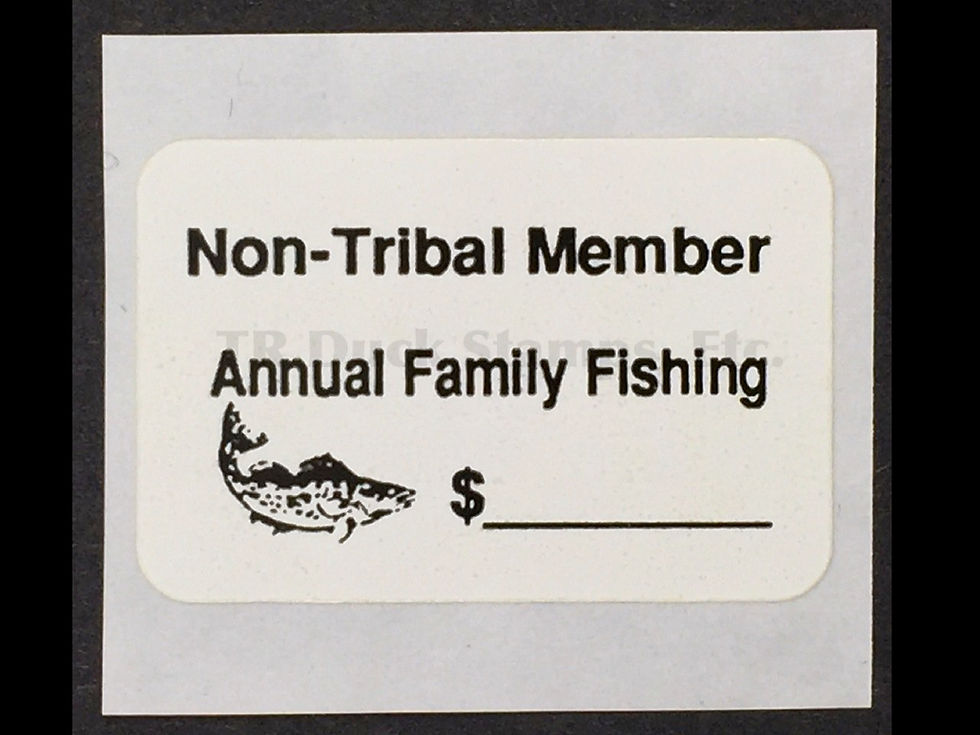 PR63 Pine Ridge 1993-97 Annual Family Fishing, Non-Member