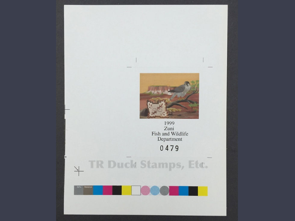 ZU5A Zuni 1999 Habitat Conservation Stamp