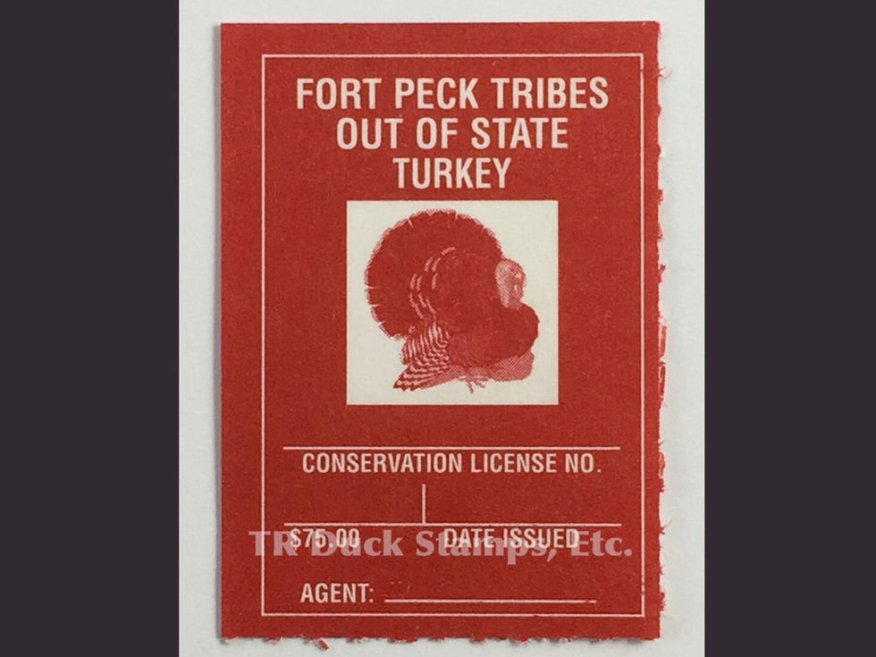 FP34 Fort Peck 1997 Turkey, Out of State