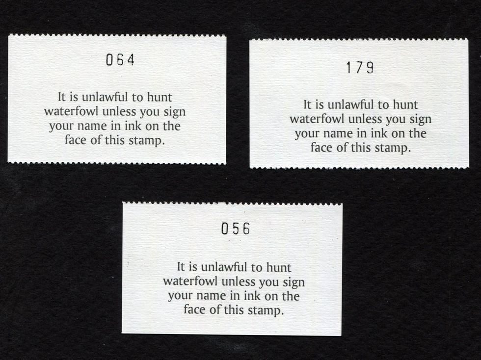 LB58-60 Lower Brule 2001 Waterfowl, Set/3 Stamps