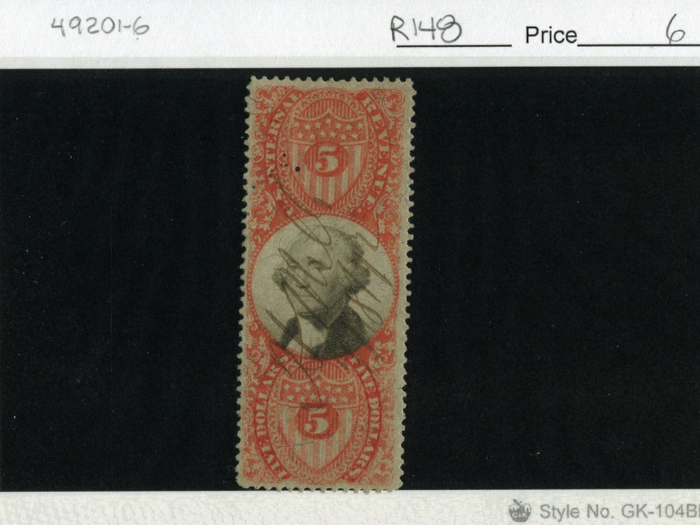 R148 $4 Revenue Tax Stamp