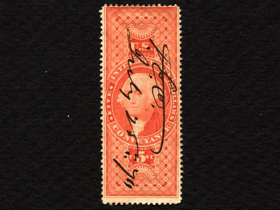 R89c Reconveyance $5 Revenue Tax Stamp