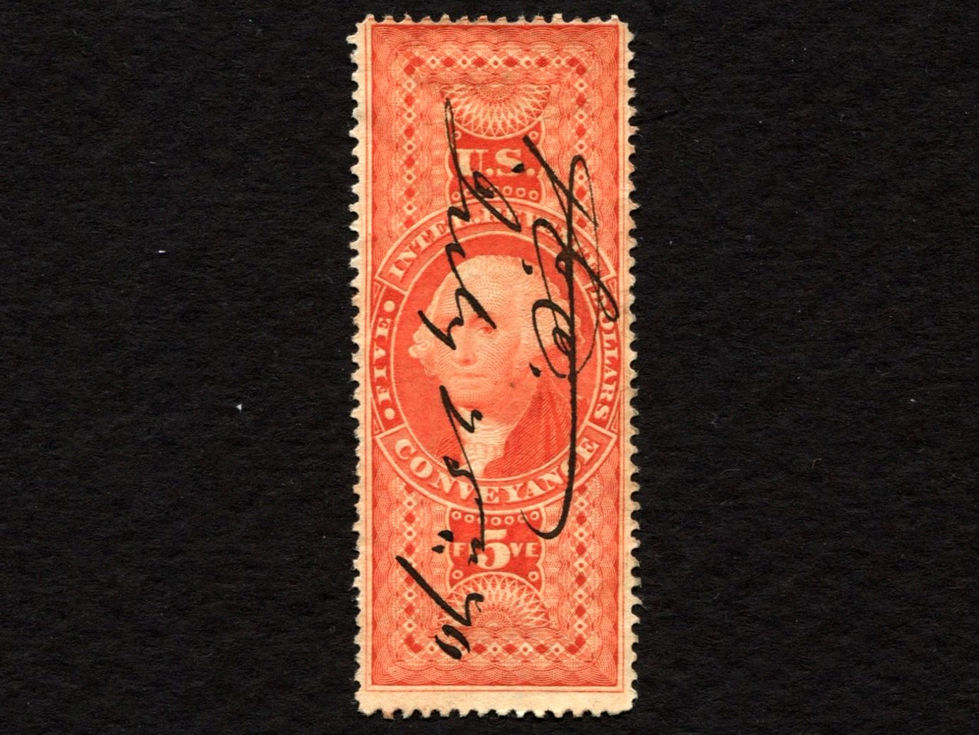 R89c Reconveyance $5 Revenue Tax Stamp