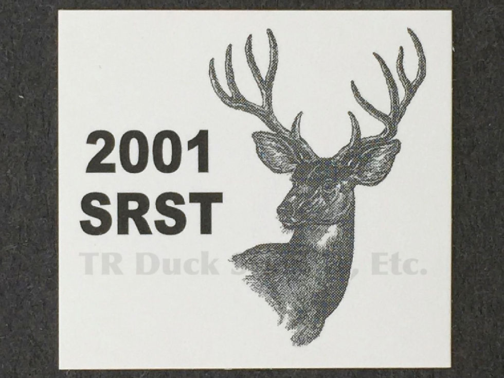 SR105A Standing Rock 2001 Deer (die-cut) Stamp