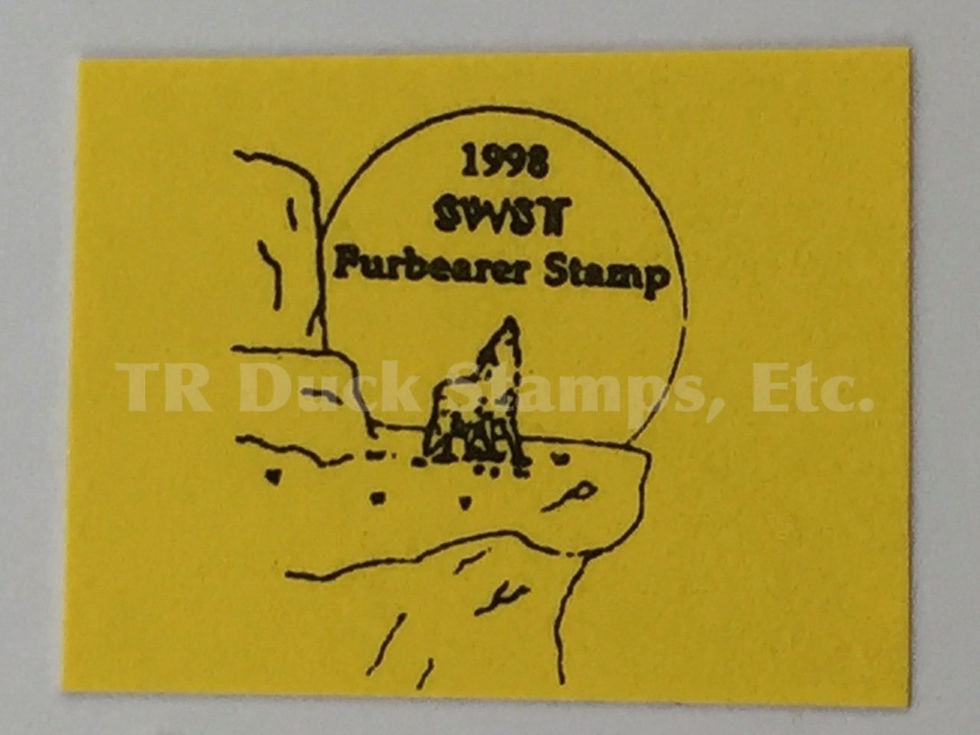 LT76 Lake Traverse SWST 1998 Furbearer Stamp