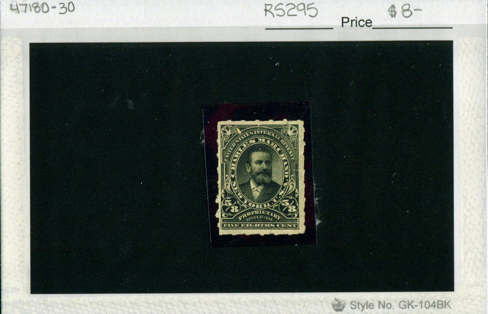 RS295 Charles Marchand Private Die Medicine Stamp