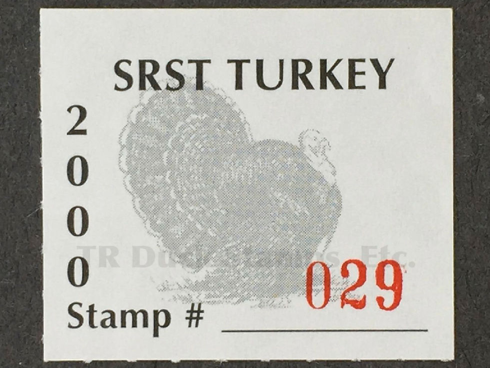 SR102B Standing Rock 2000 Turkey Stamp