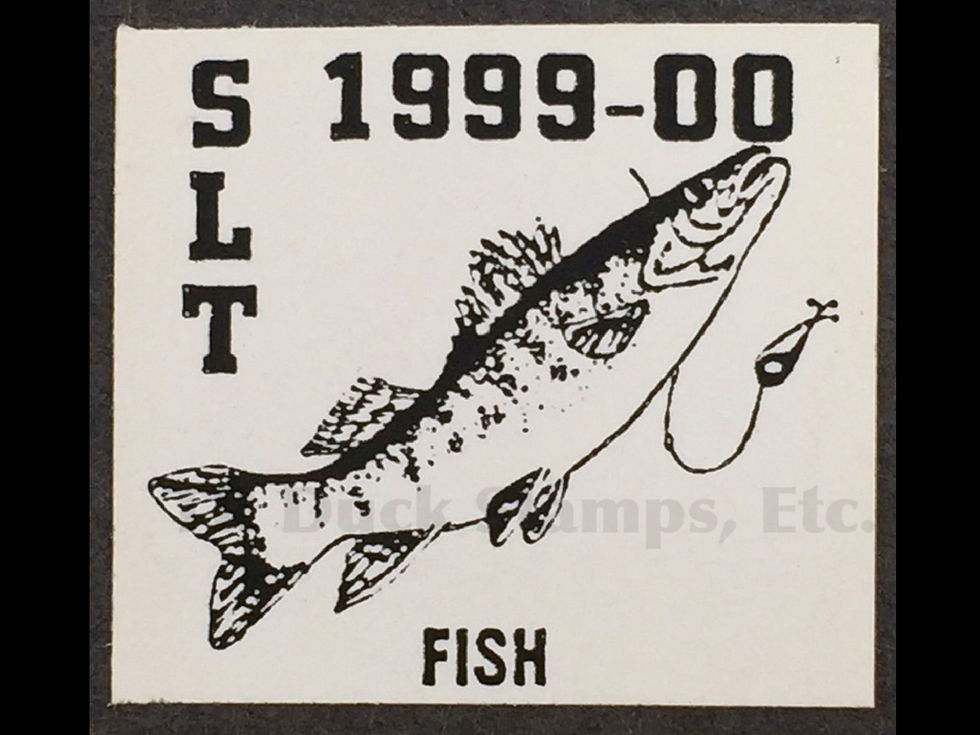 SL23 Spirit Lake Tribe 1999-00 Fish Stamp