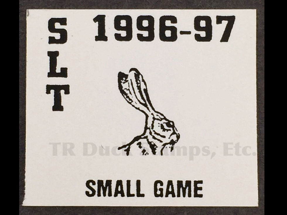 SL6 Spirit Lake Tribe 1996-97 Small Game Stamp