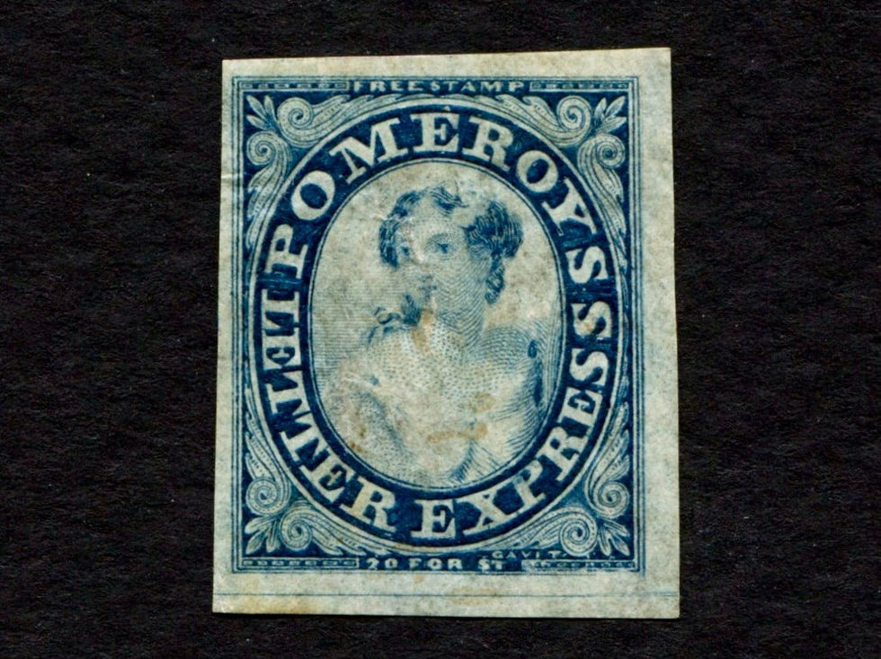 Pomeroy's Letter Express 117L3 US Local Post Stamp