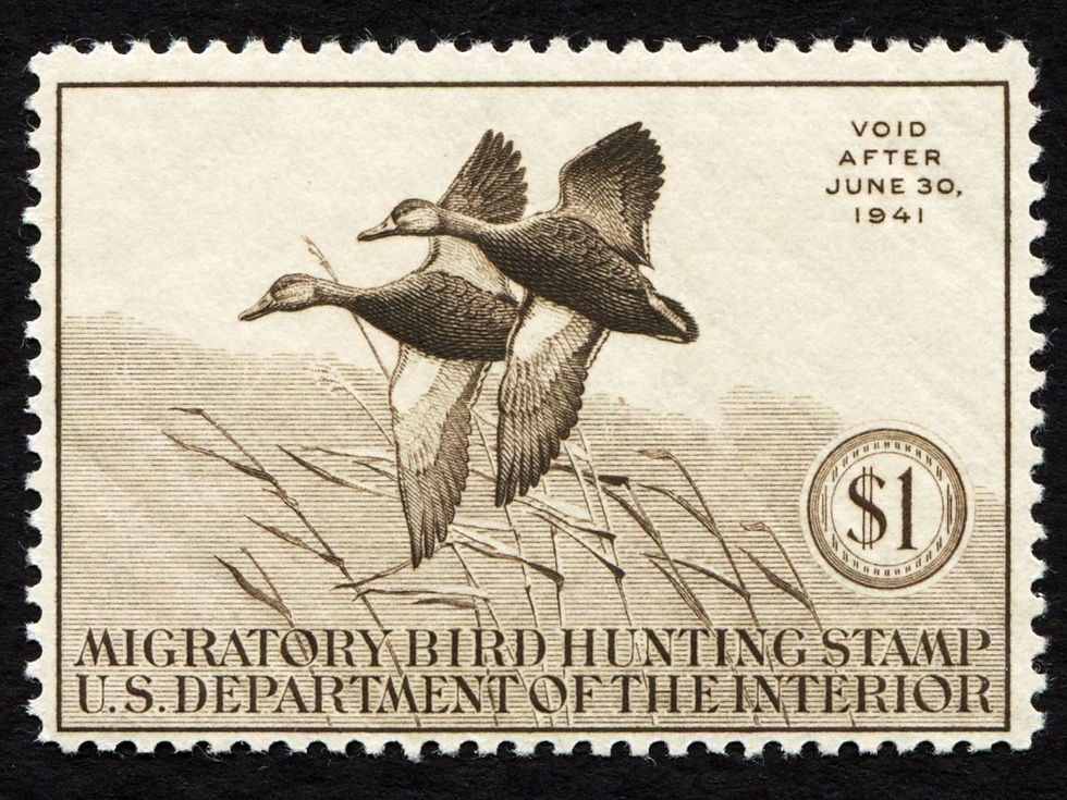 RW7 1940-41 Black Ducks, Mint F-VF NH Duck Stamp
