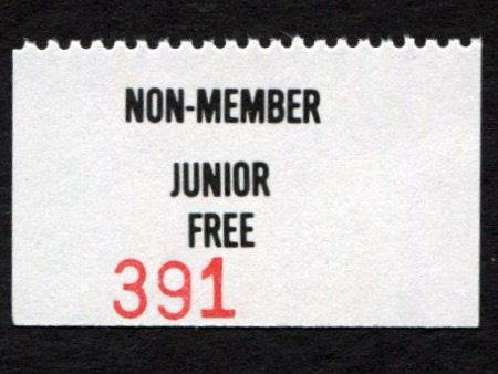 PR37B Pine Ridge 1988-92 Junior free, Non-Member, Bright Red