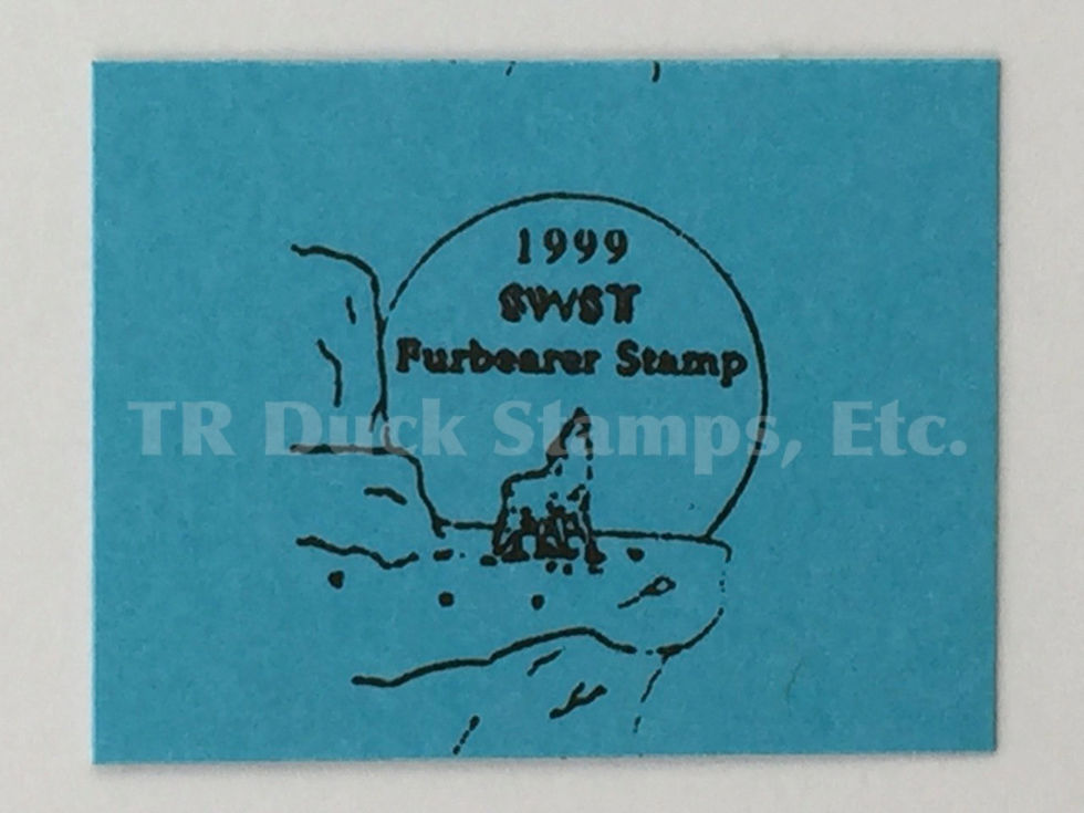 LT83 Lake Traverse SWST 1999 Furbearer Stamp