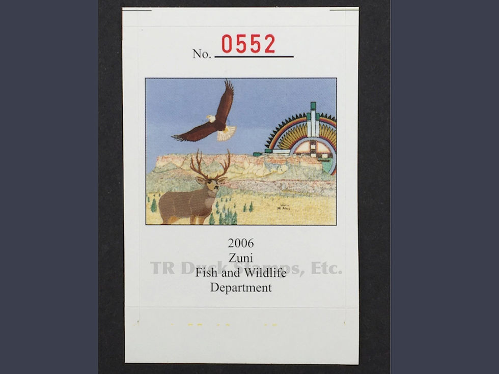 ZU12 Zuni 2006 Habitat Conservation Stamp