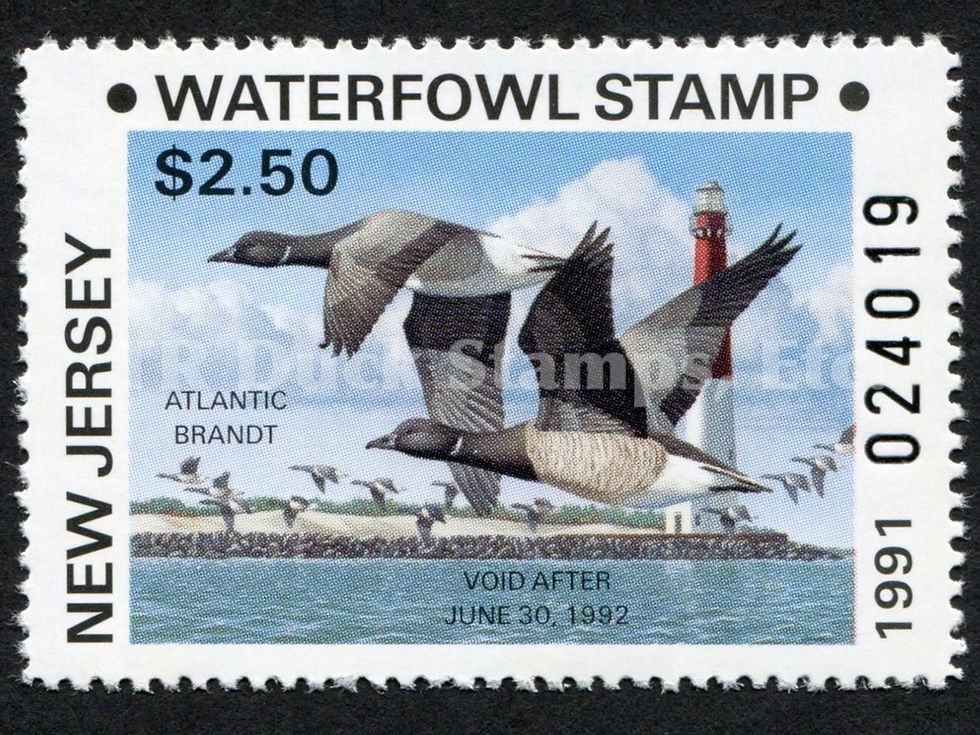 New Jersey NJ8V 1991 $2.50 Brandt, Error Res