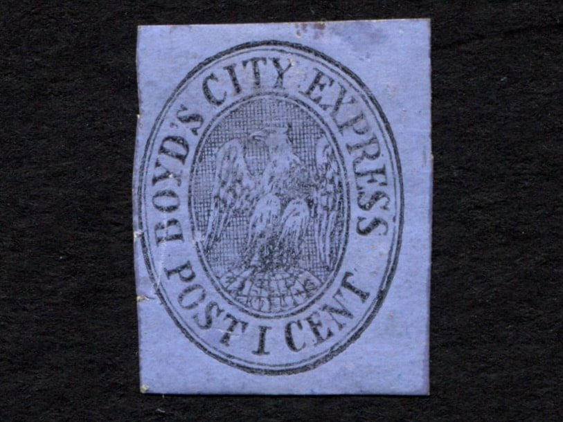 Boyd's City Express 20L24 Local Post Stamp