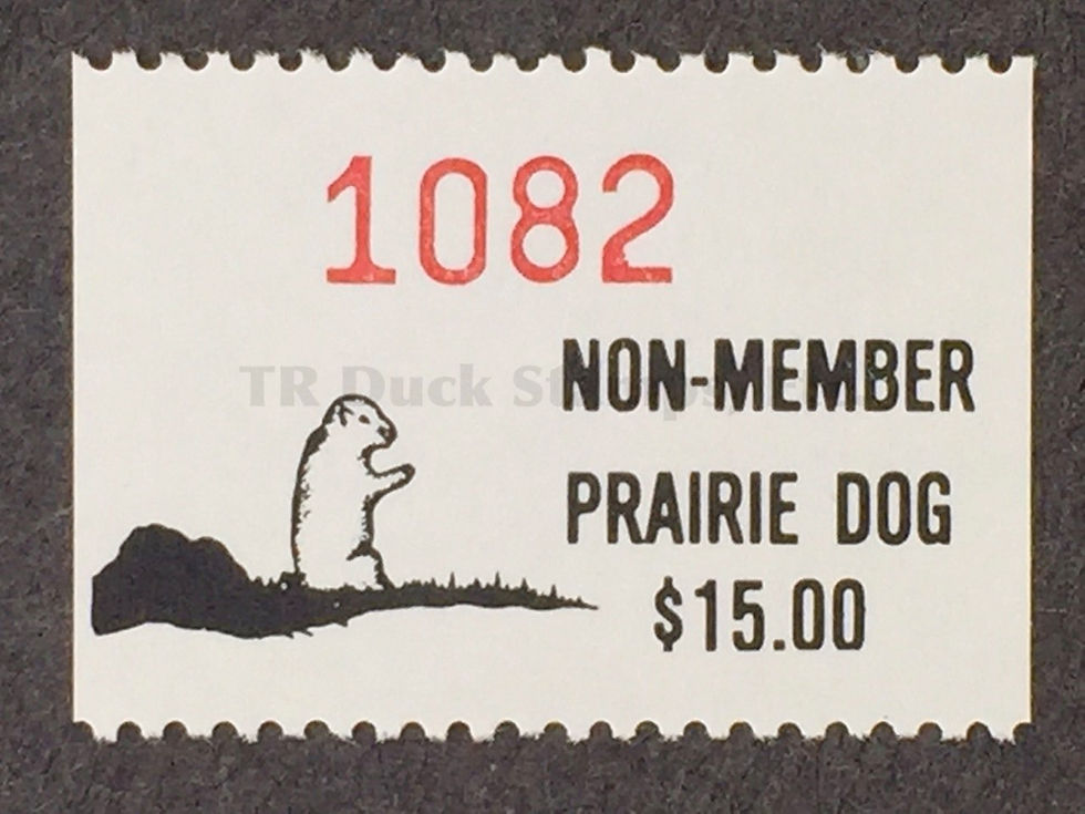 PR41A Pine Ridge 1988-92 Prairie Dog 15.00, Non-Member