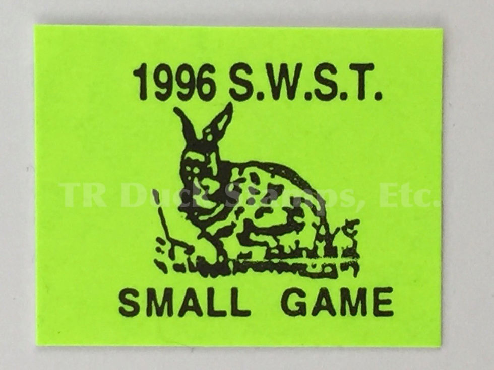 LT65 Lake Traverse SWST 1996 Small Game Stamp