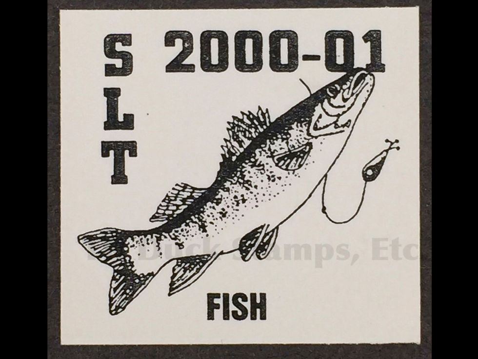 SL31 Spirit Lake Tribe 2000-01 Fish Stamp