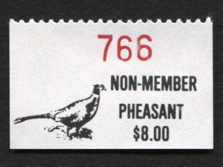 PR40A Pine Ridge 1988-92 Pheasant Non-Member