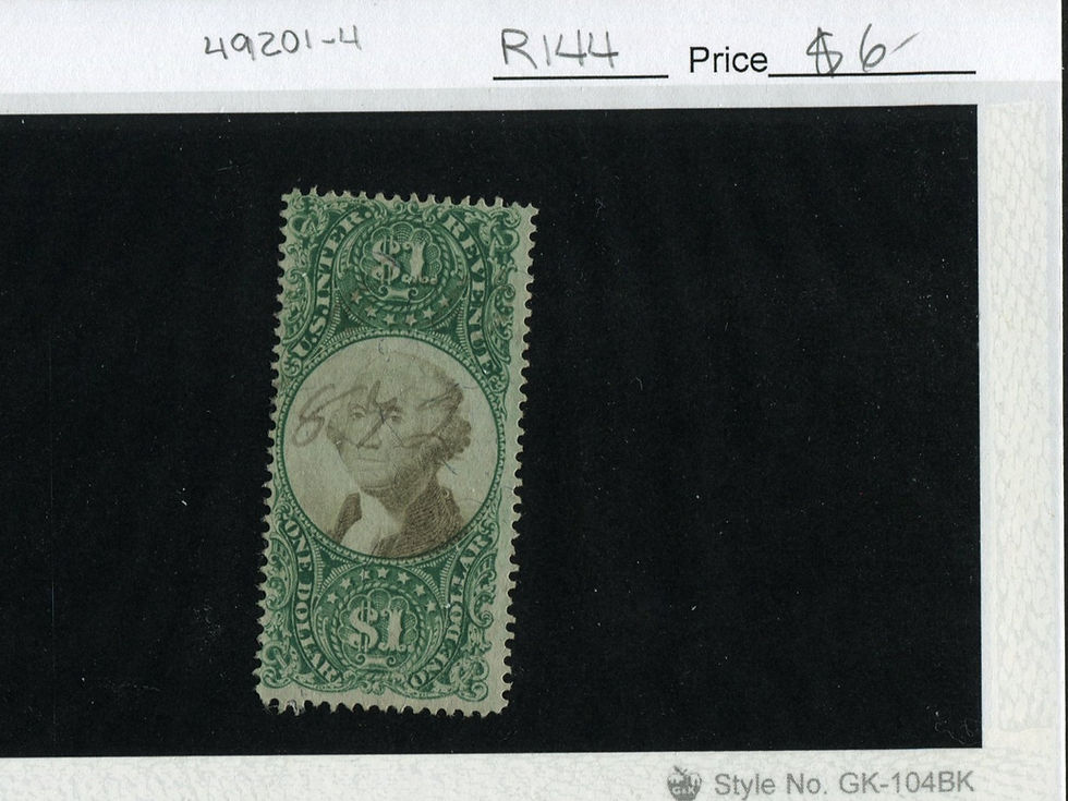 R144 $1 Revenue Tax Stamp