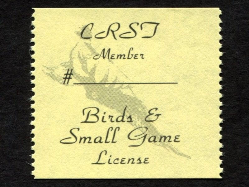 CR24 Cheyenne River CRST Birds & Small Game, Member