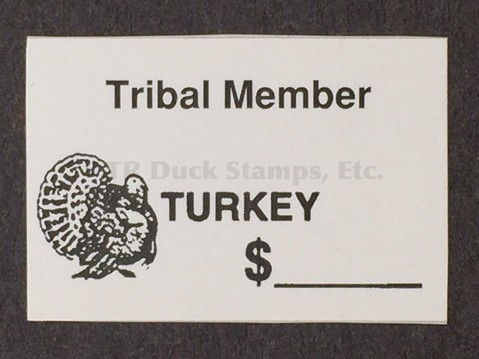 PR89 - Pine Ridge 1993-97 Turkey, Member Stamp