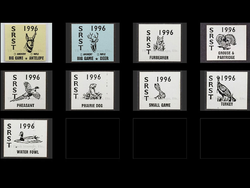 SR40-48 Standing Rock 1996 Set/9 Stamp