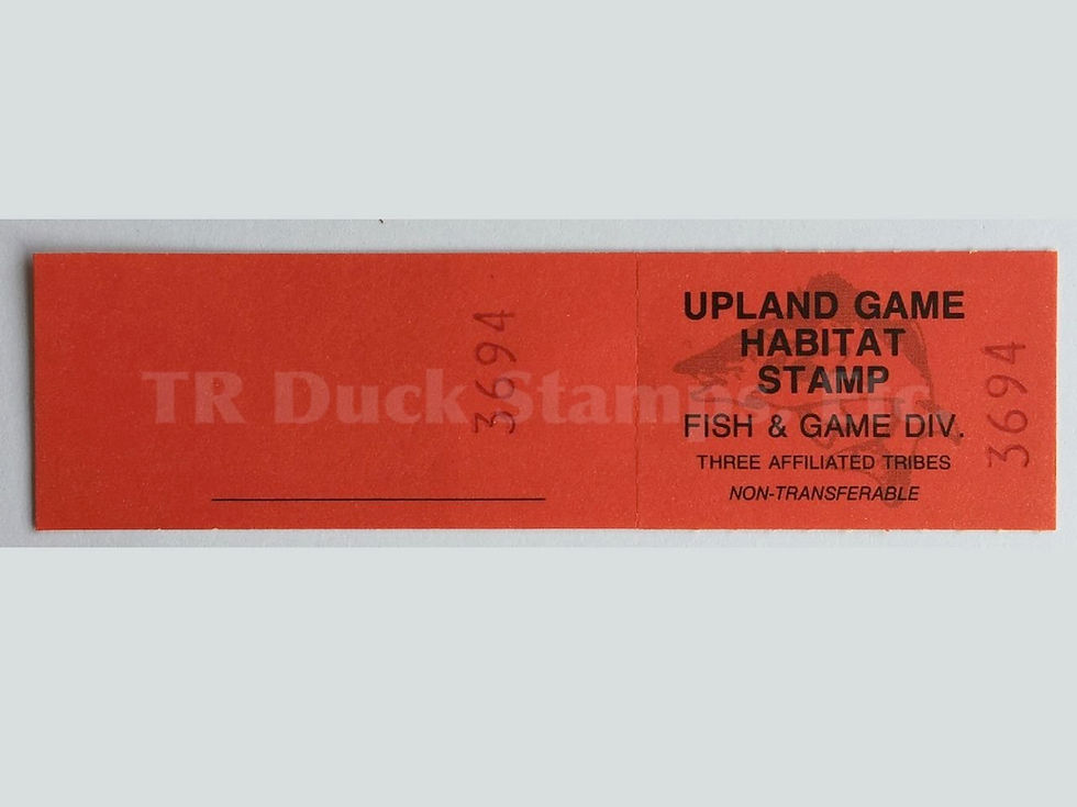 TT124 Fort Berthold 2005 Upland Game S/N 3565-3888 stamp