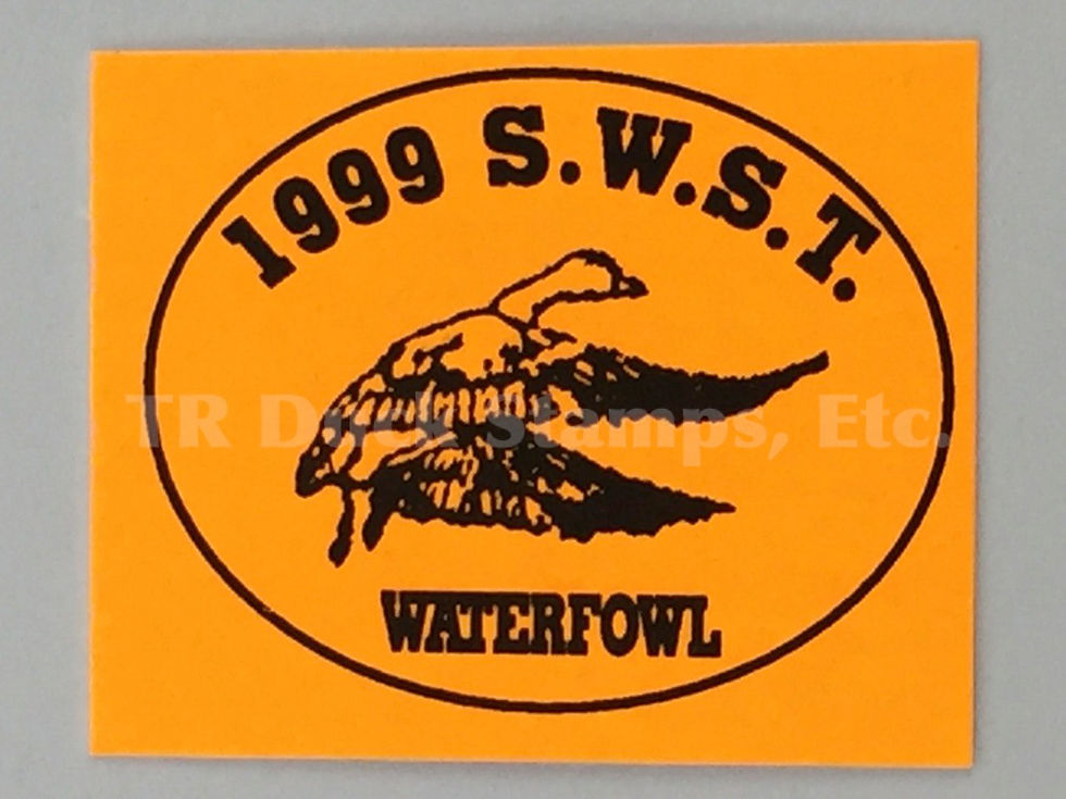 LT87 Lake Traverse SWST 1999 Waterfowl Stamp