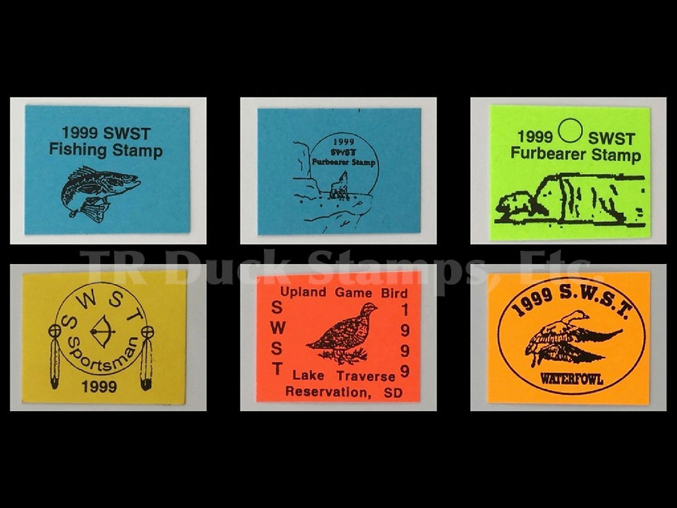 LT81-87 Lake Traverse SWST 1999 Set/6 (excludes LT82) Stamp
