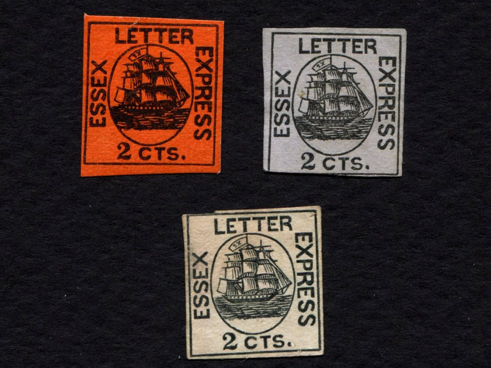 Essex Letter Express 65L1?, forgeries, set of 3