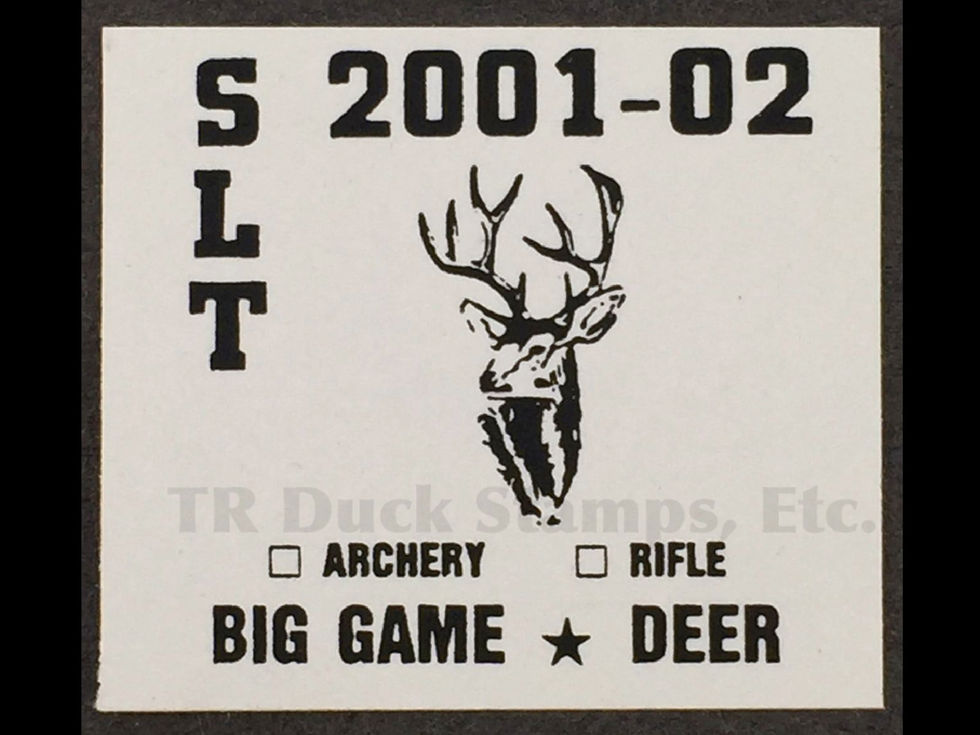 SL37 Spirit Lake Tribe 2001-02 Deer Stamp