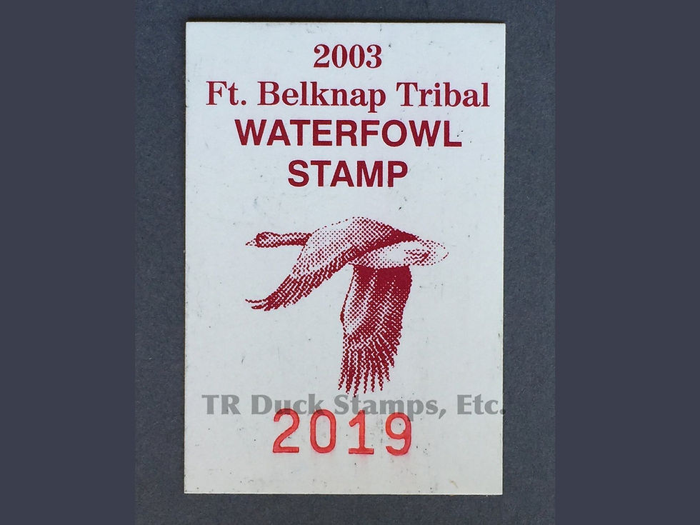 FB28 Fort Belknap 2003 Waterfowl stamp