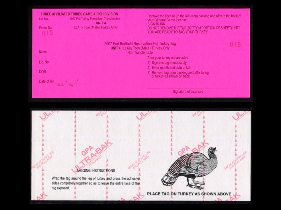 TTD108 Fort Berthold 2007 Tom Turkey Unit 4