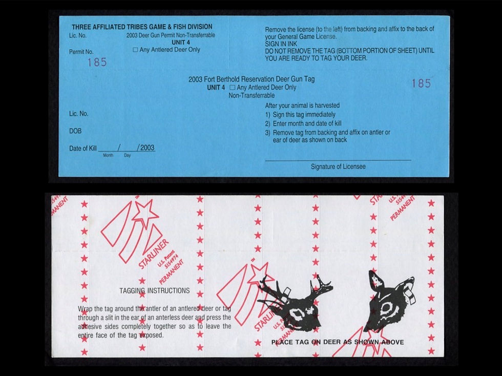 TTD79 Fort Berthold 2003 Antlered Deer Unit 4